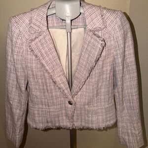 White House Black Market Tweed Blazer Jacket – Size 8P